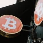 Símbolo do bitcoin redondo