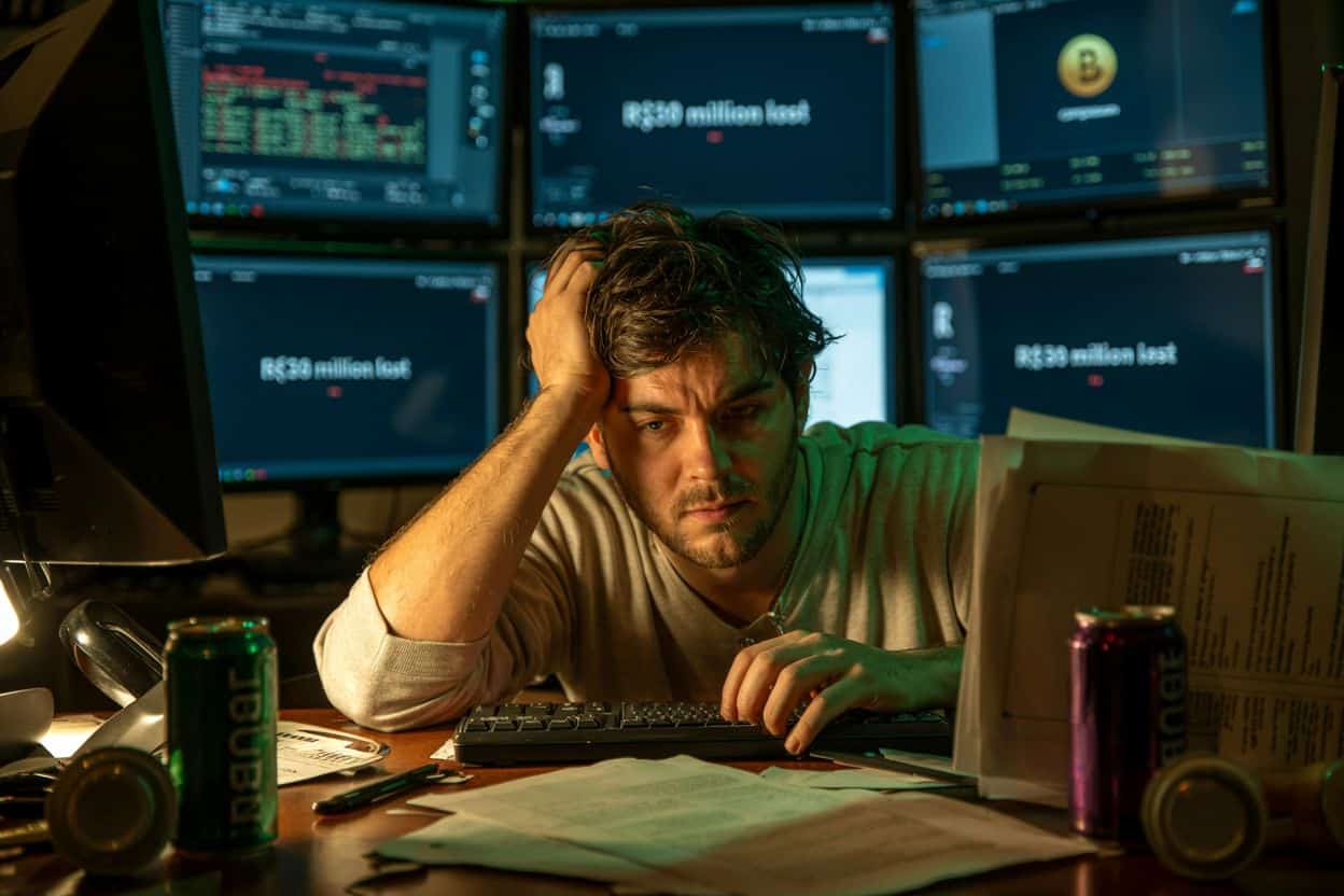 Hacker triste após perder tudo em ataque