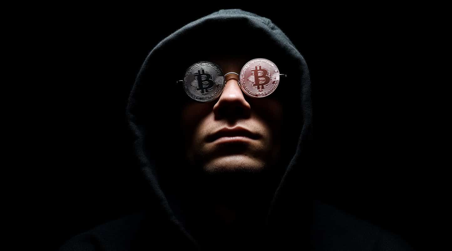 Hacker de criptomoedas. Fonte: Midjourney.