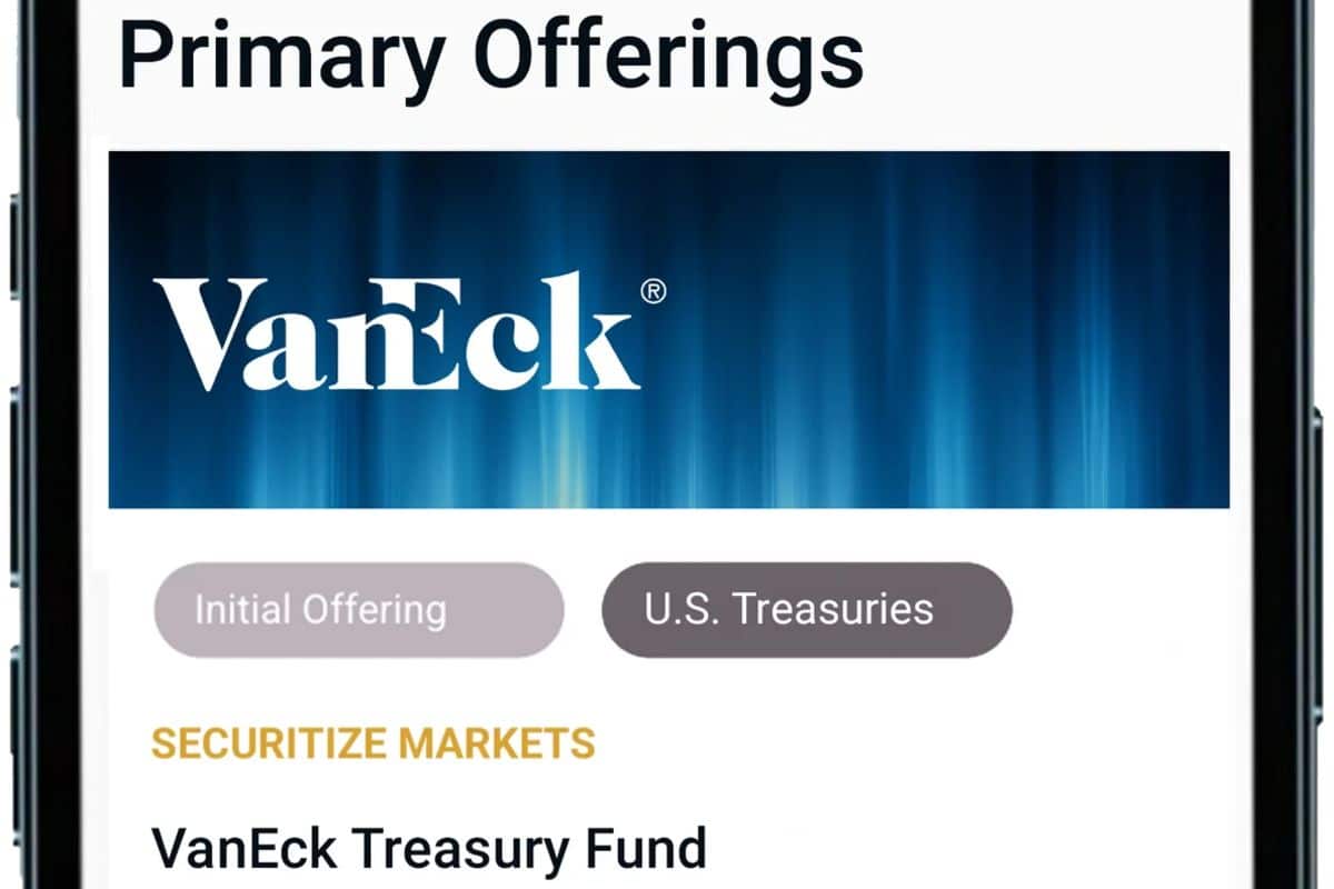 Aplicativo da VanEck, grande gestora de ativos mundial