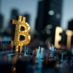 Bitcoin e ETFs. Fonte: Midjourney.