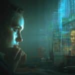 Deepfake. Fonte: Midjourney.