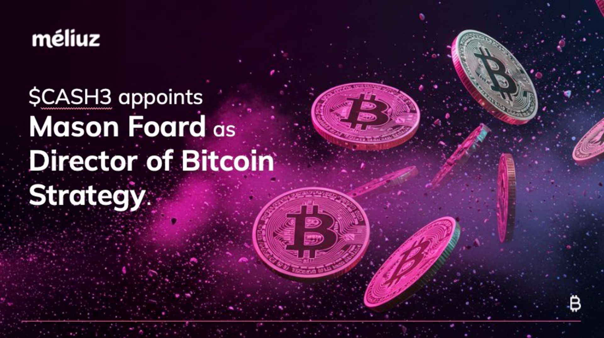 Novo diretor do Méliuz em bitcoin