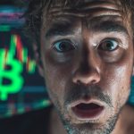 Investidor assustado com Bitcoin