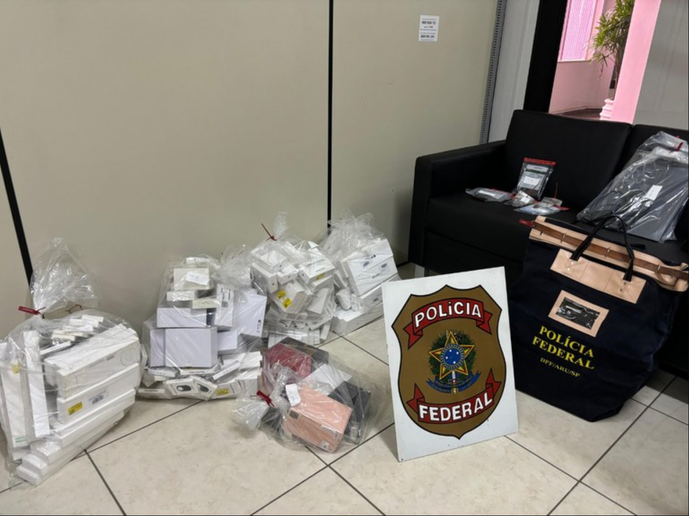 Operação Hawala realizada pela PF. Fonte: Polícia Federal/Reprodução.