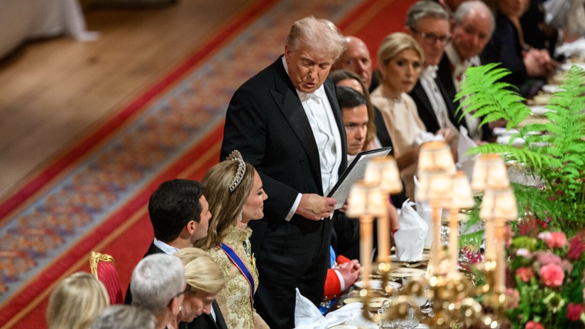 Donald Trump em jantar com família real bitcoin