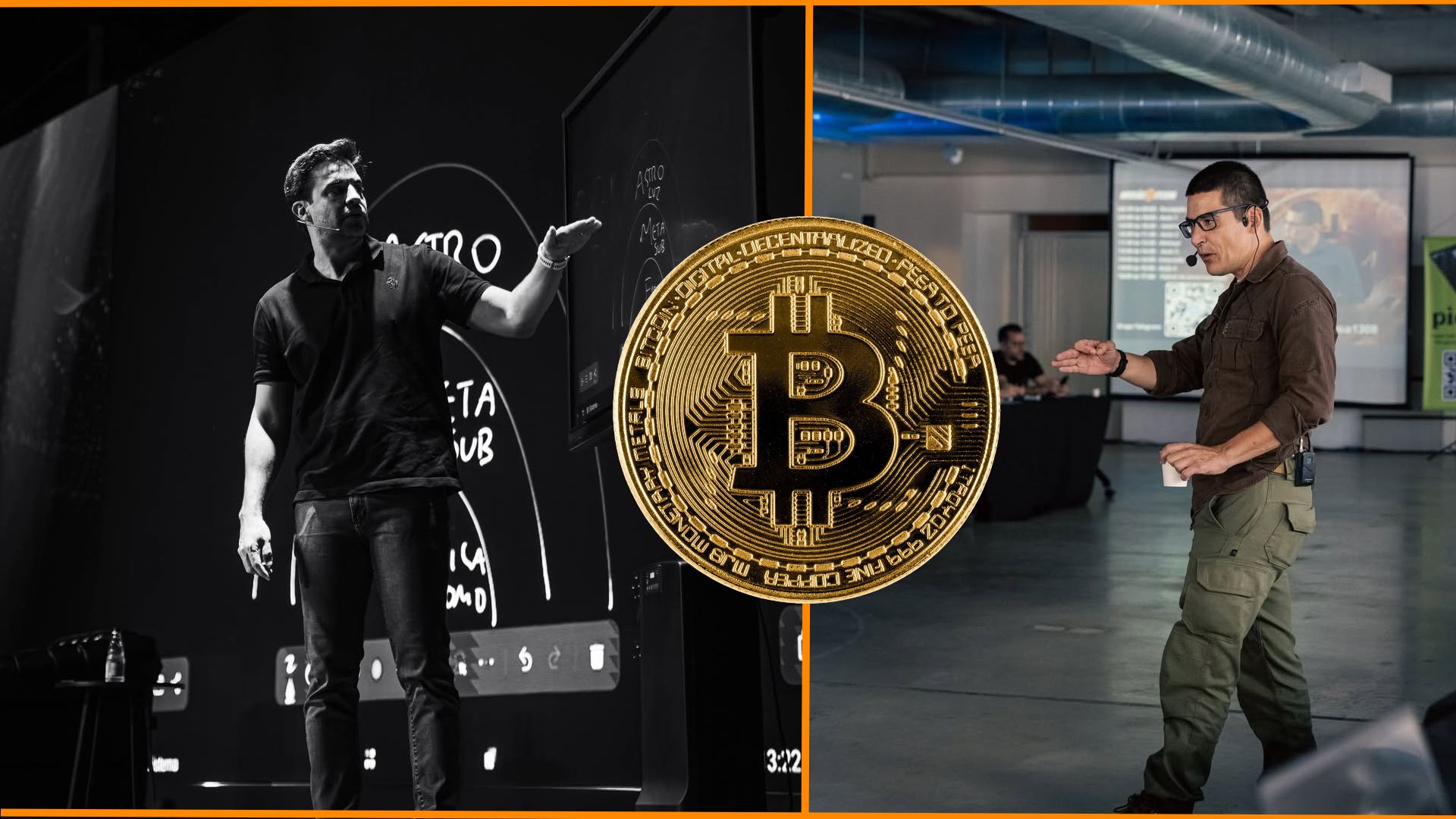 Marçal e Trezoitão debateram sobre bitcoin no Redcast (Fotos/Instagram)