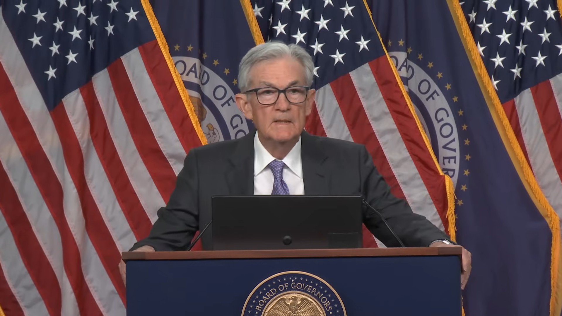 Jerome Powell, presidente do Fed