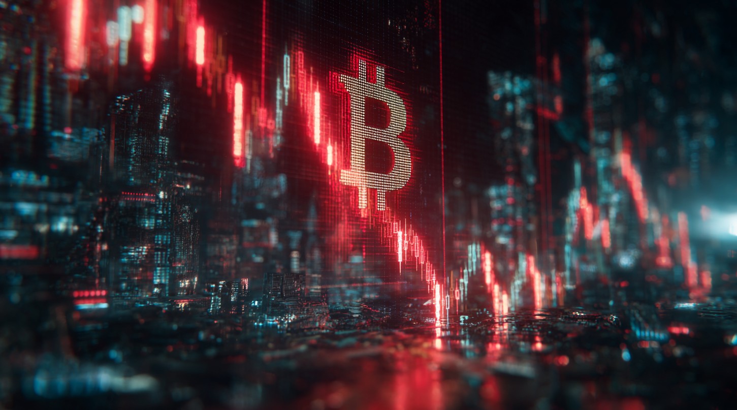 Bitcoin em queda
