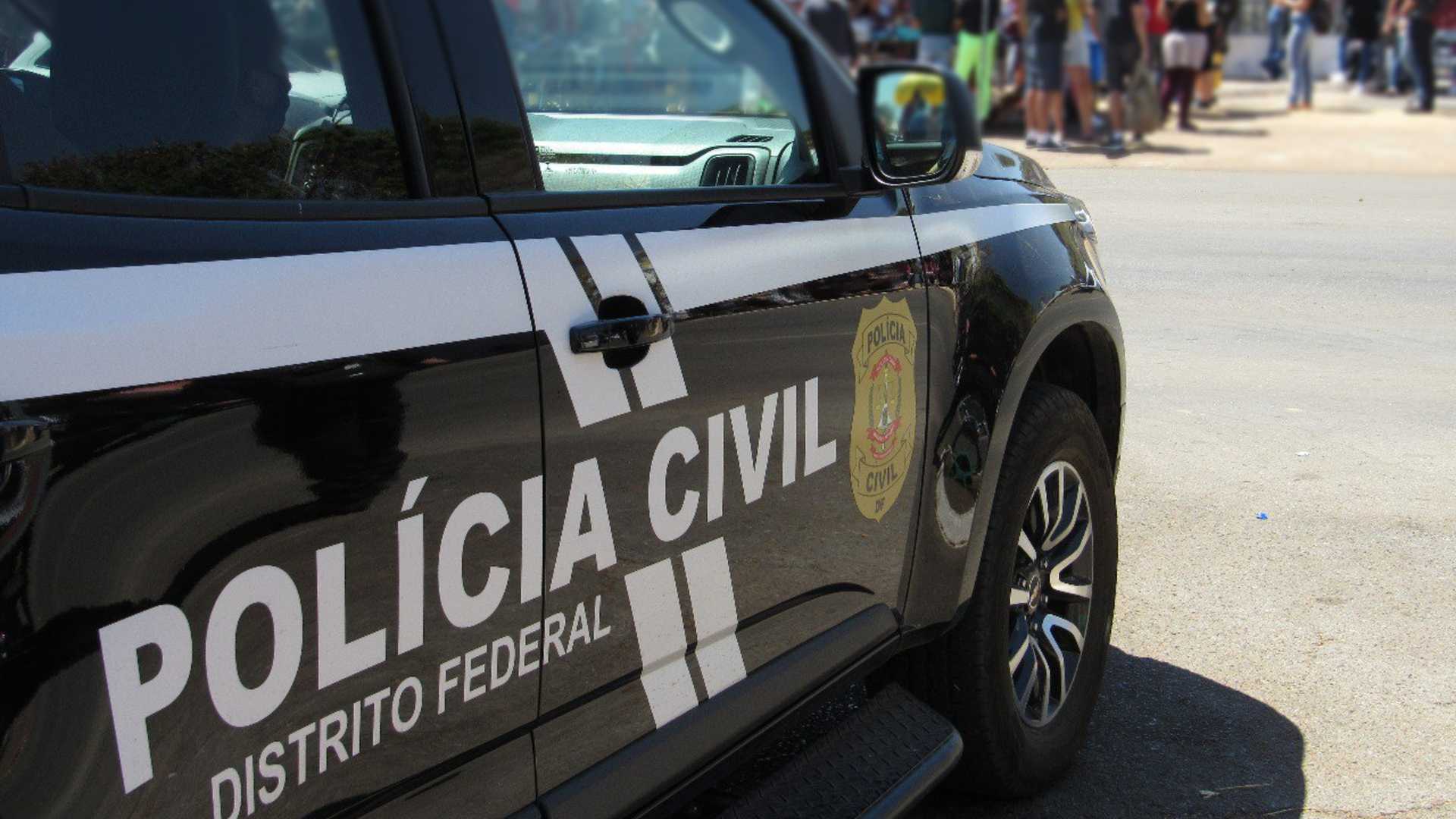 Viatura da PCDF polícia operação criptomoedas