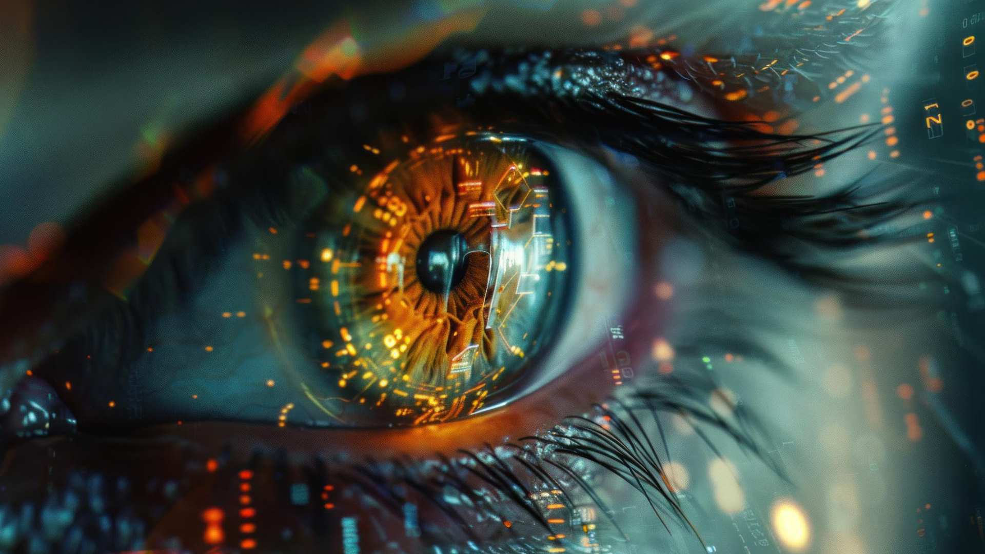Digital dos olhos, a íris Worldcoin