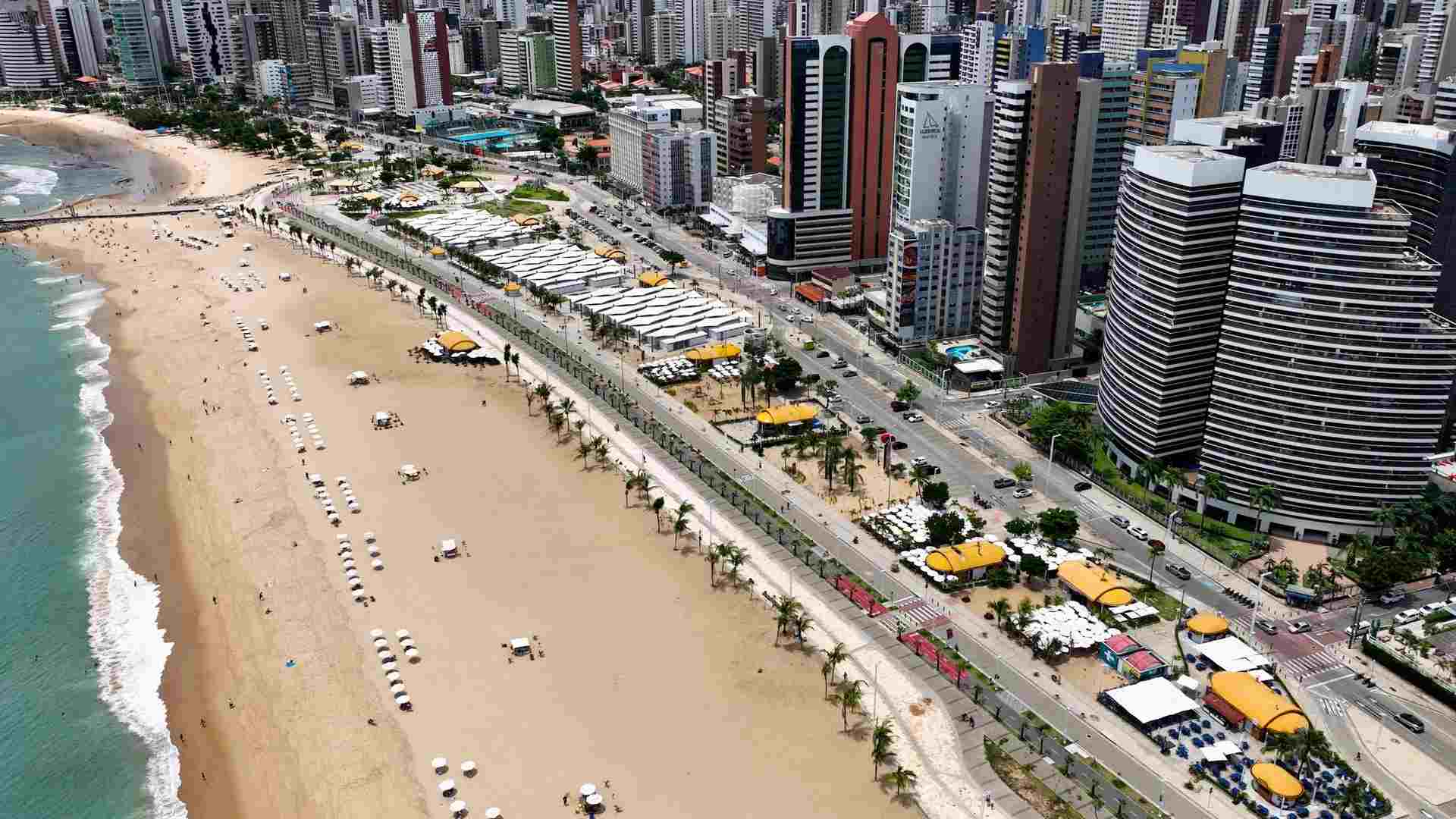 Litoral de Fortaleza, capital do Ceará