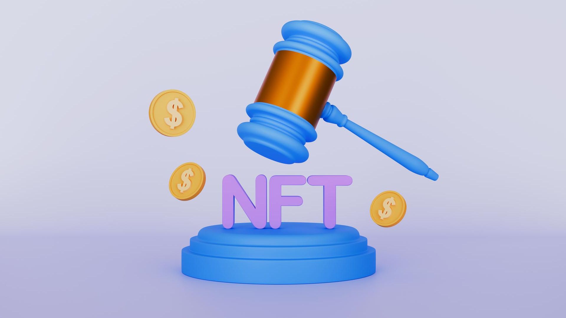 NFT próximo de martelo da justiça