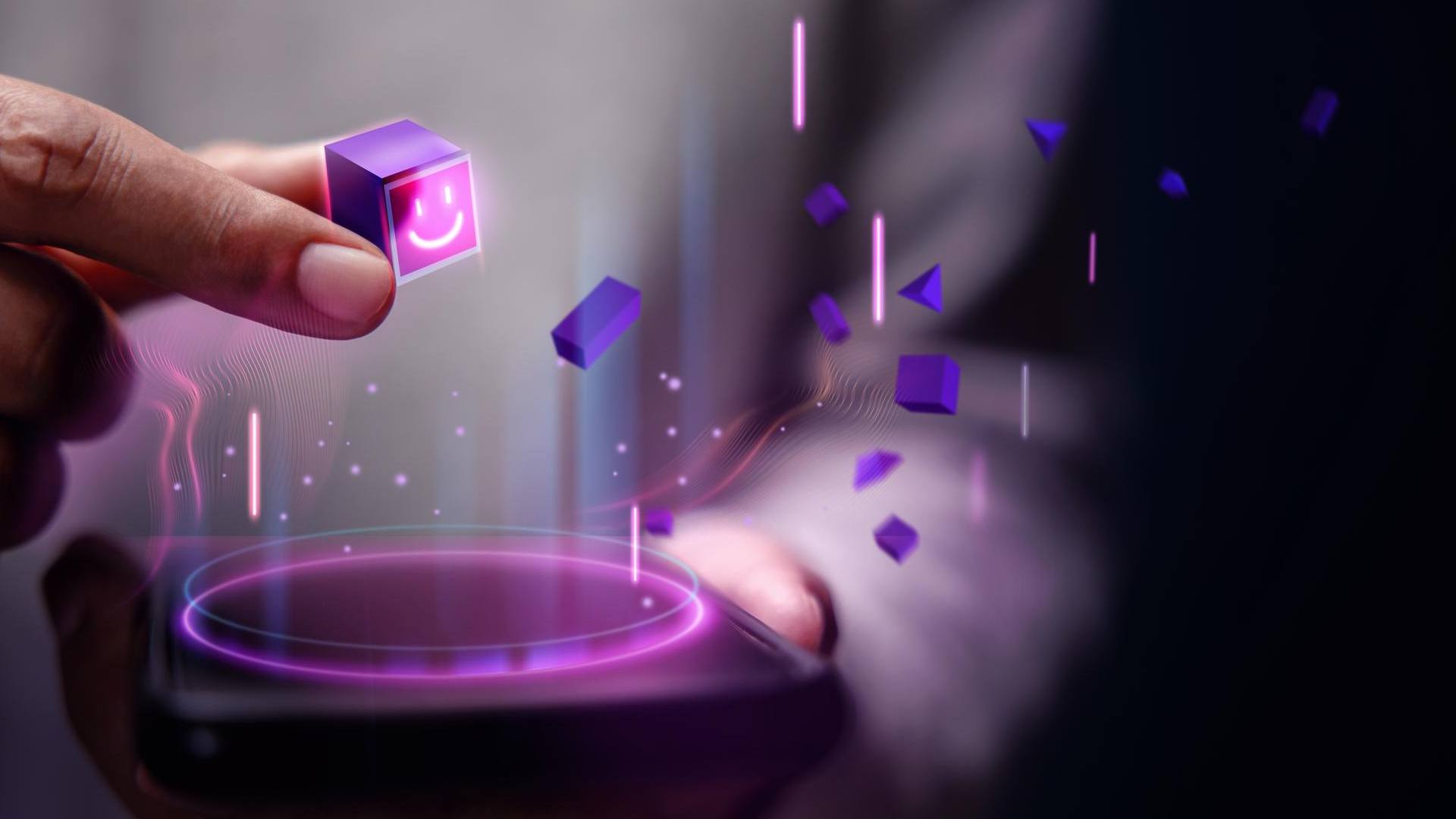 Pessoa segurando um quadrado com sorriso tokenização transformando América Latina