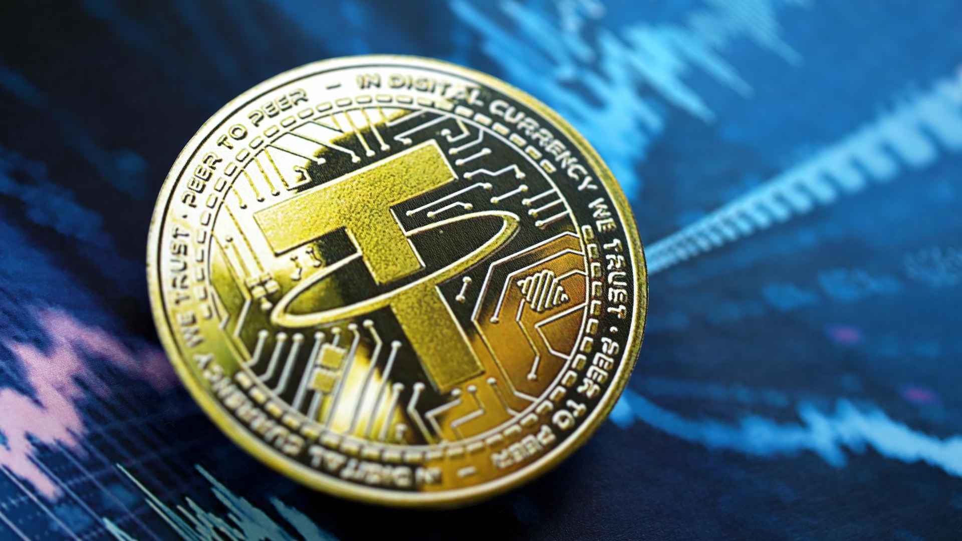 Tether com gráficos