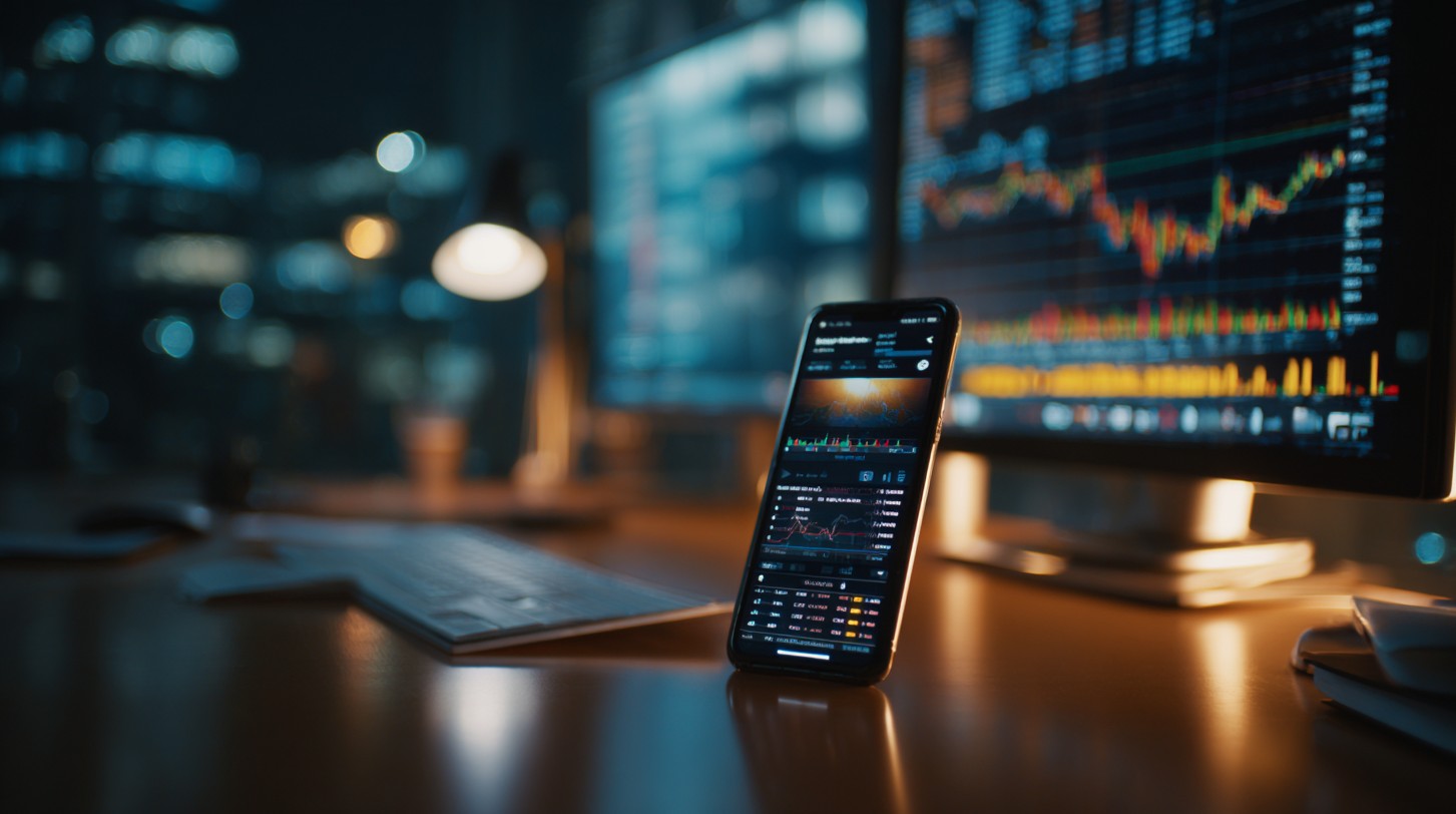 Redes sociais e criptomoedas. Imagem: Midjourney.