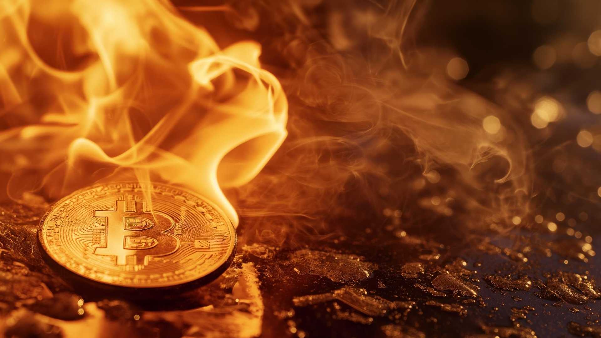 Moeda do bitcoin pegando fogo Brasileiro participa de ataque ao bitcoin que pode levar a mudanças no código em breve