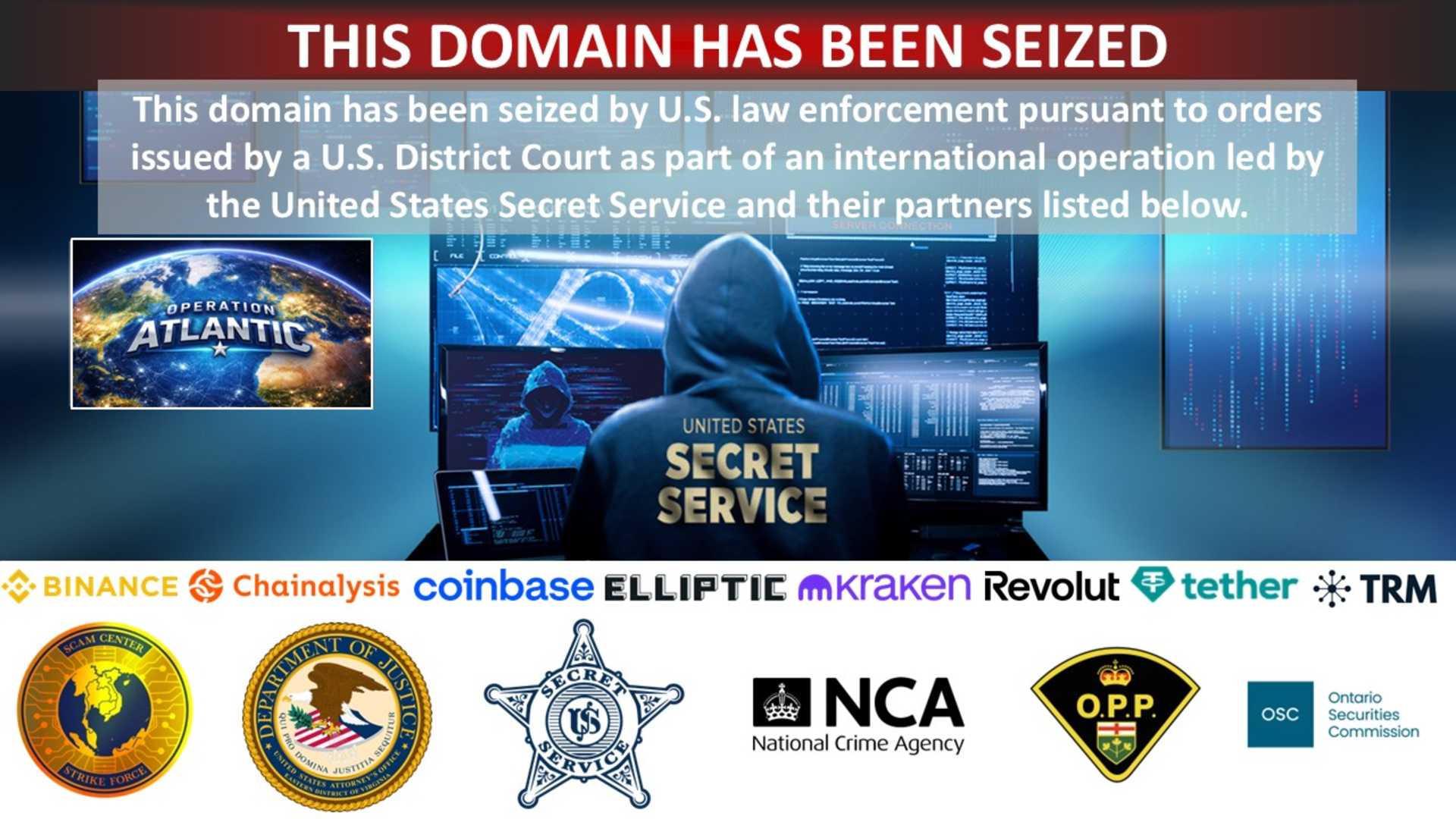 Operação Atlântico deflagrada em conjunto pelos Estados Unidos, Reino Unido e Canadá contra fraudes envolvendo criptomoedas