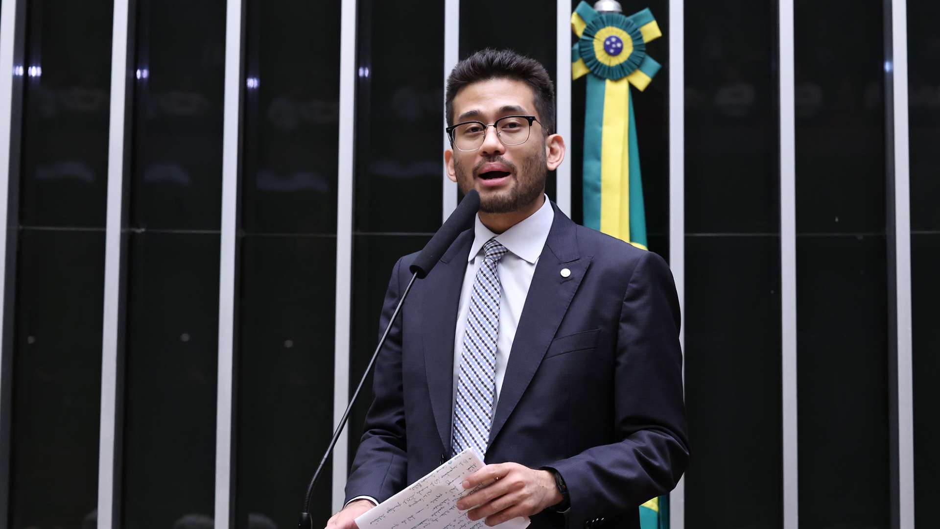 Deputado Kim Kataguiri em plenário