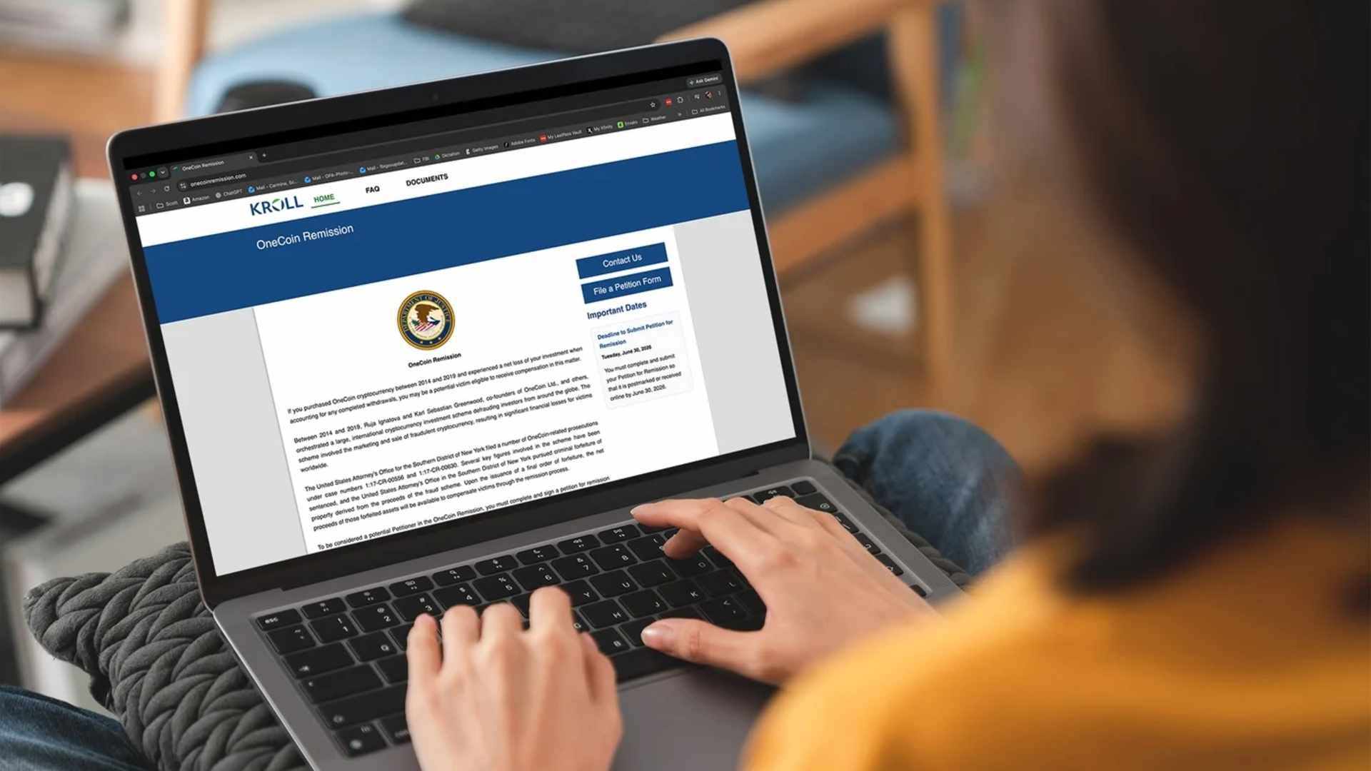 Vítimas da OneCoin devem procurar reparações no prazo
