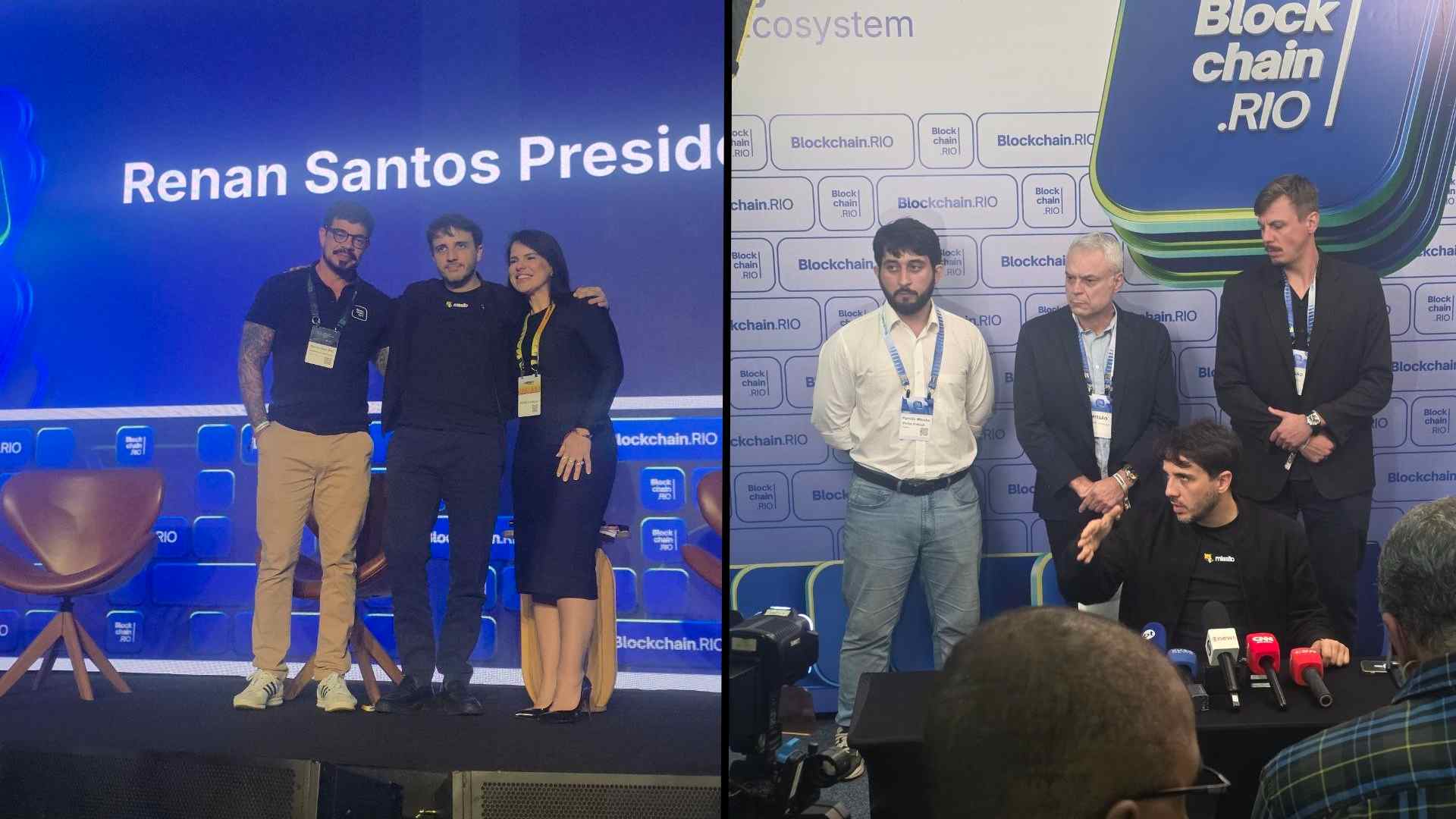 Renan Santos Renan Santos firma compromisso com Bitcoin durante Blockchain Rio 2026: "Temos que parar de exportar talentos"