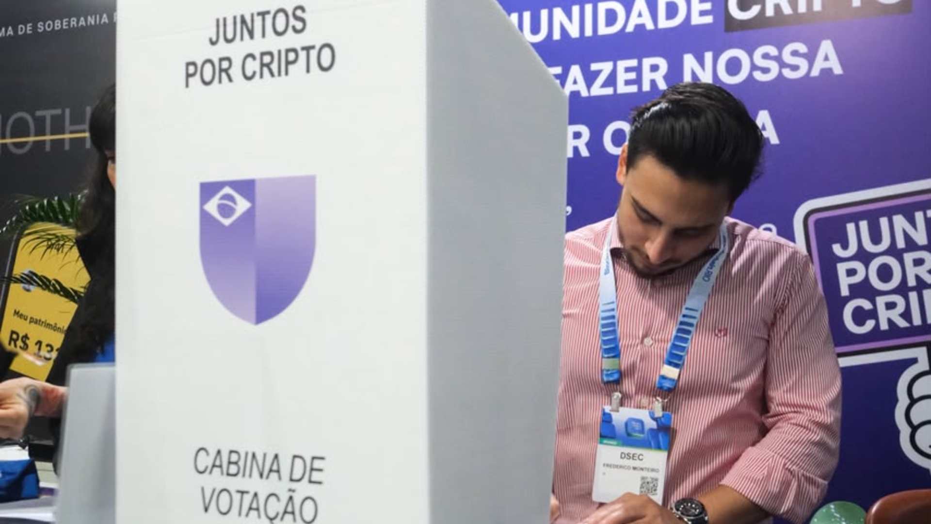 Juntos por cripto no Blockchain Rio eleições Brasil